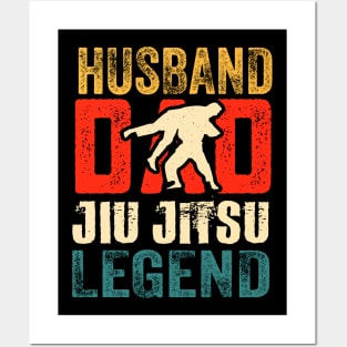 husband dad  jiu jitsu legend Posters and Art